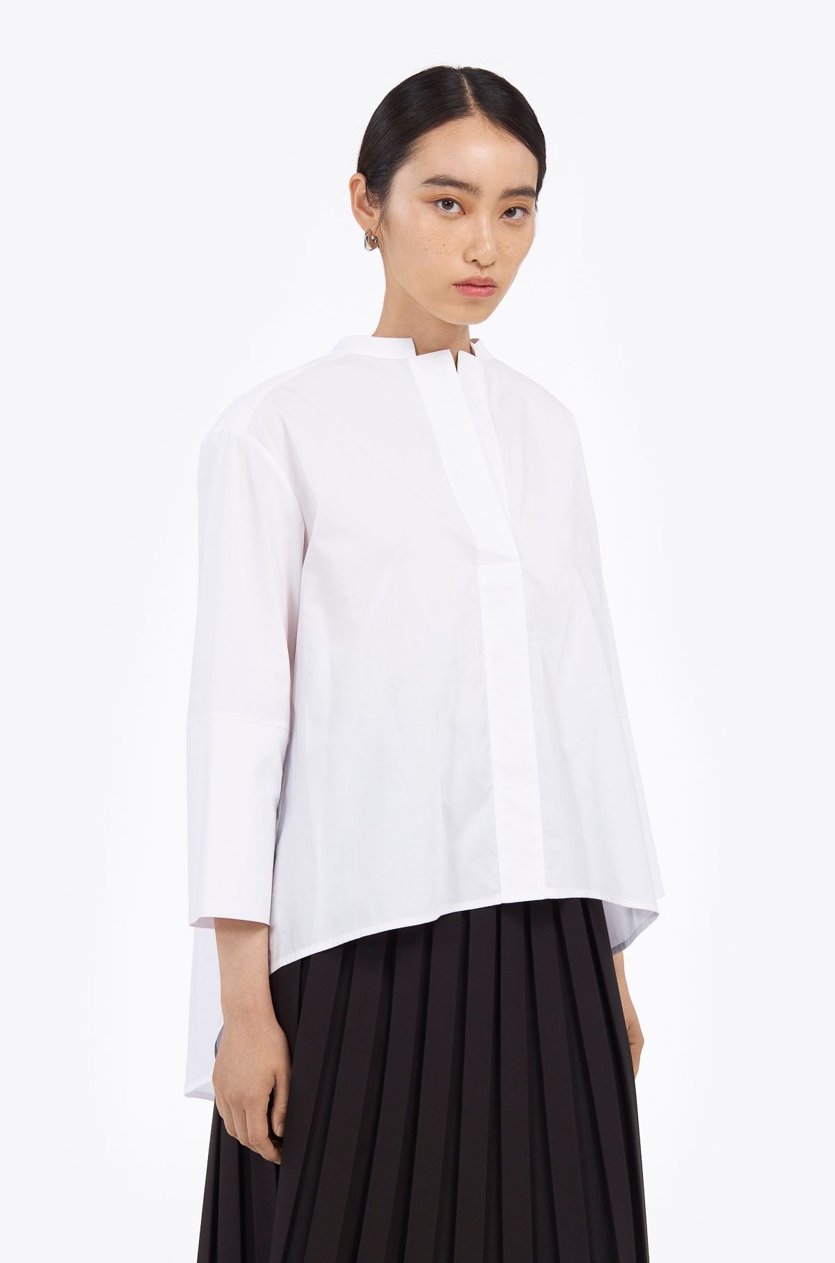 Mao shirt white ' - ' ΤΟΠ