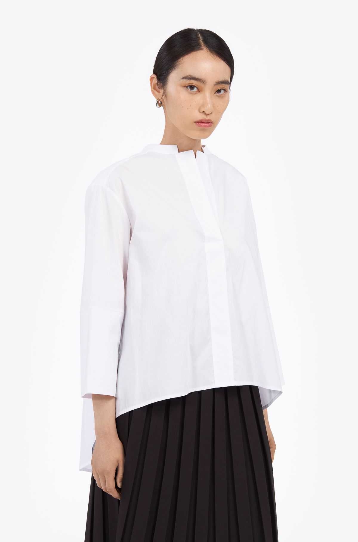 Mao shirt white