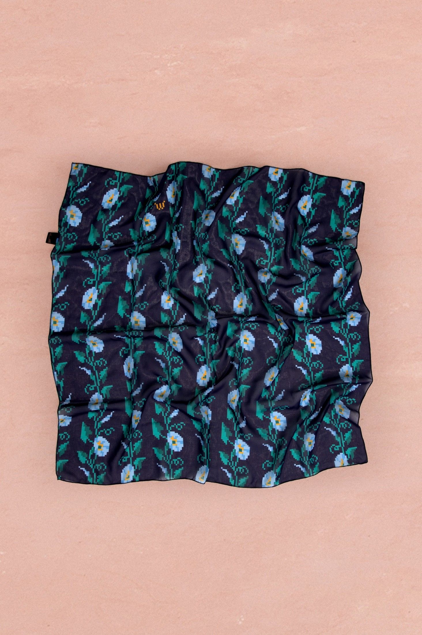 CHIFFON SCARF - MOONFLOWERS ' - ' ΑΞΕΣΟΥΑΡ