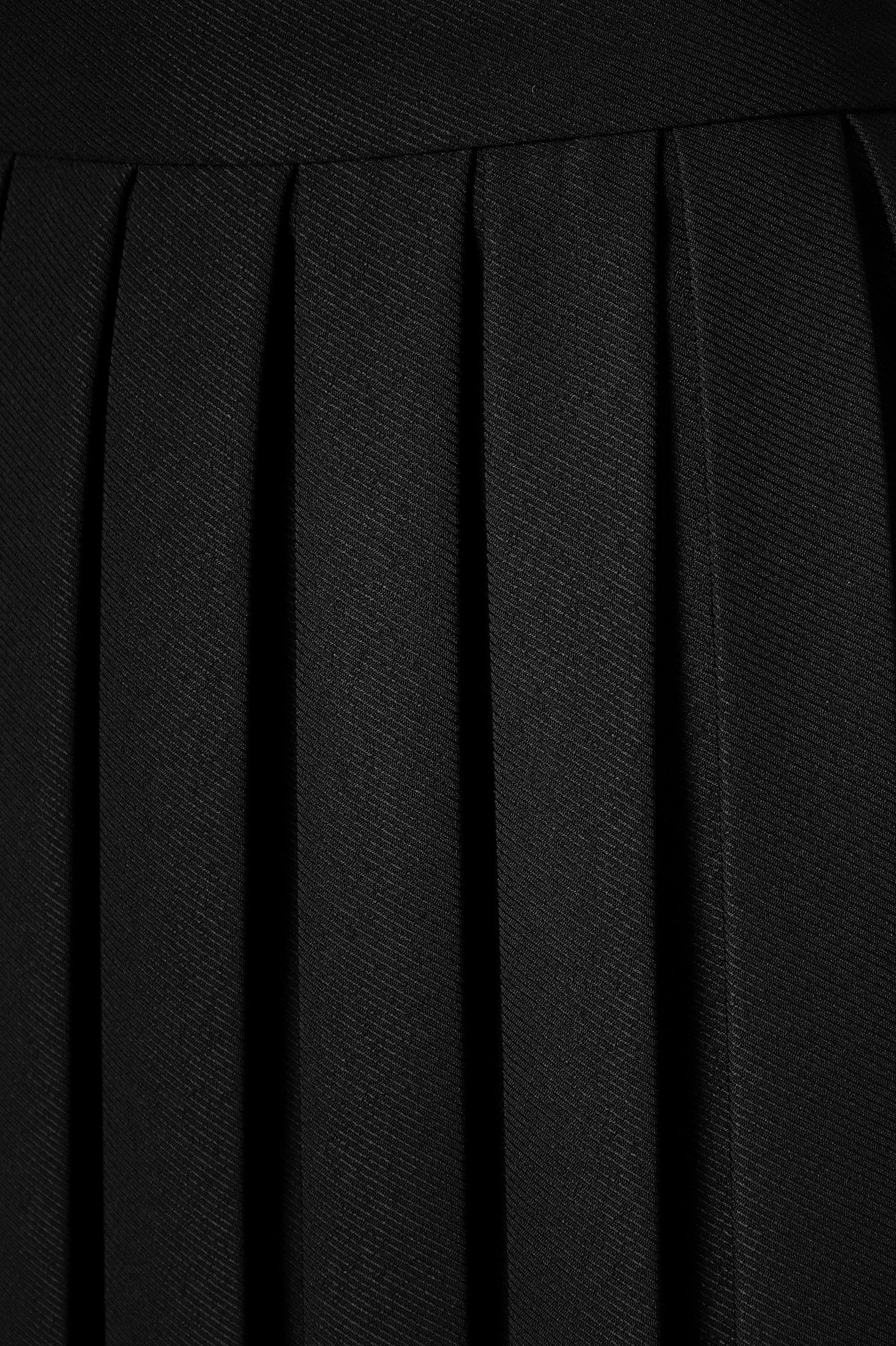 Pleated midi skirt black ' - ' ΦΟΥΣΤΕΣ