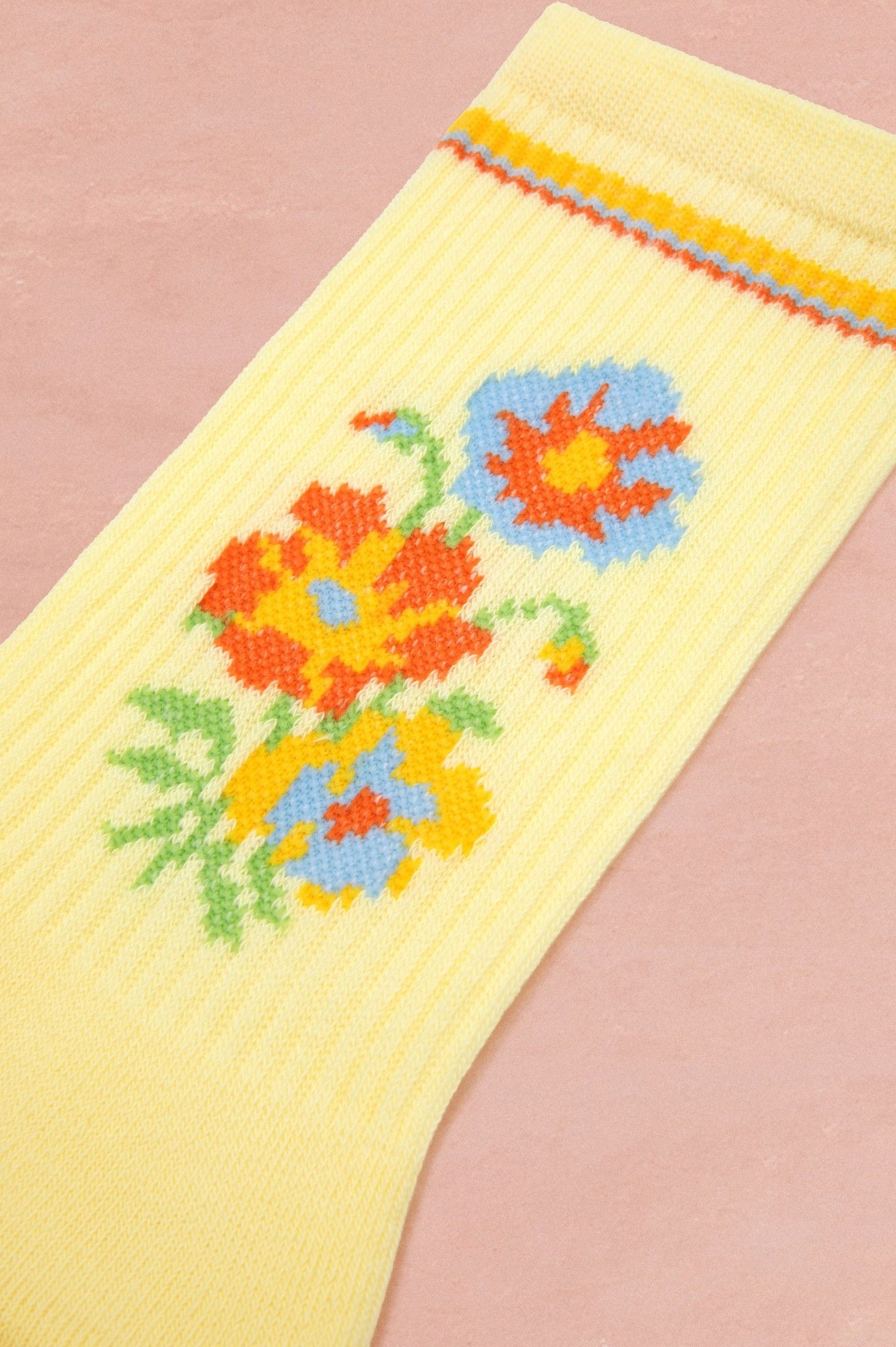 UNISEX SOCKS - YELLOW FLOWERS ' - ' ΚΑΛΤΣΕΣ