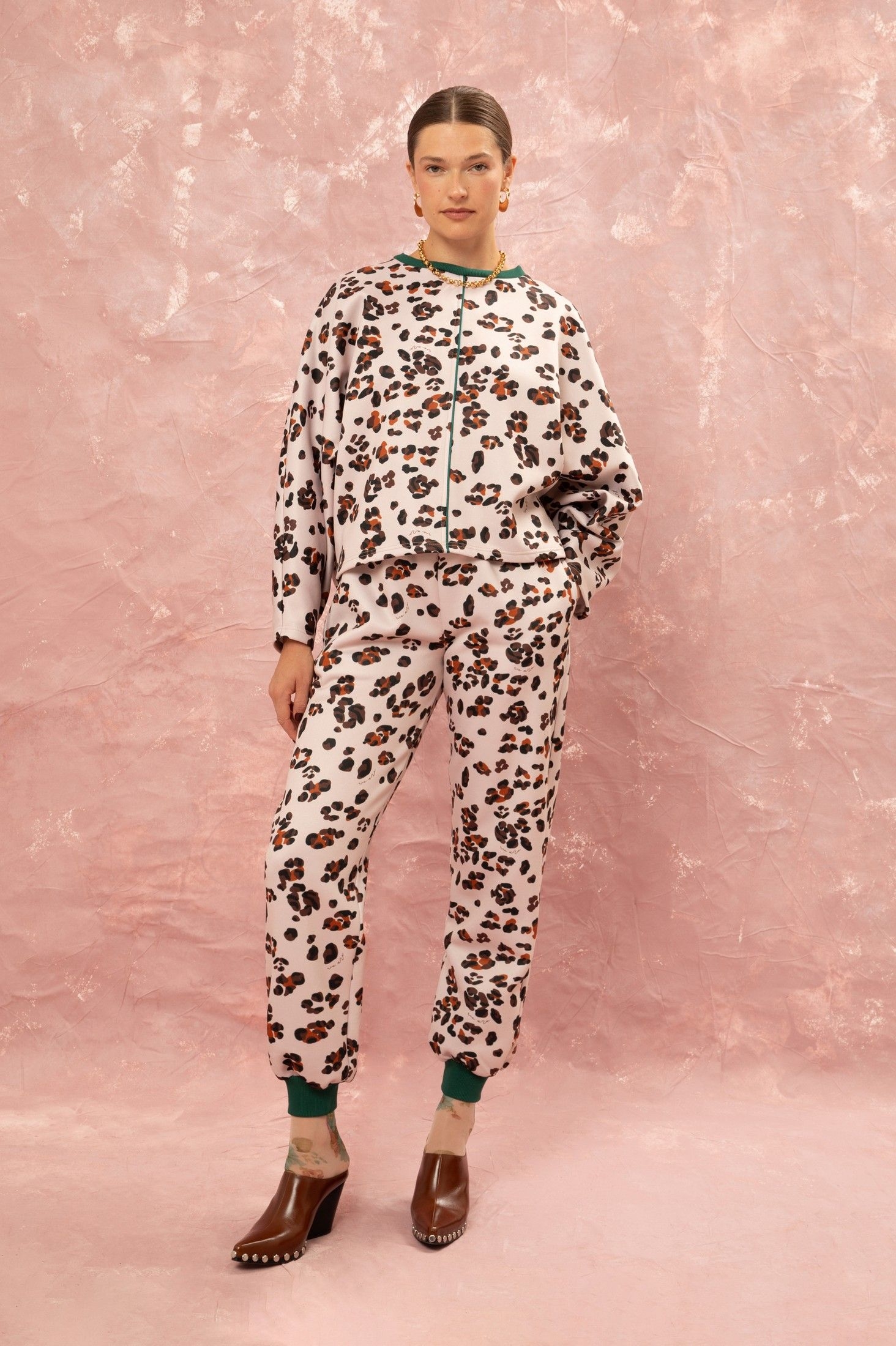 FUTTER TRACK PANTS - LEOPARD ' - ' ΠΑΝΤΕΛΟΝΙΑ
