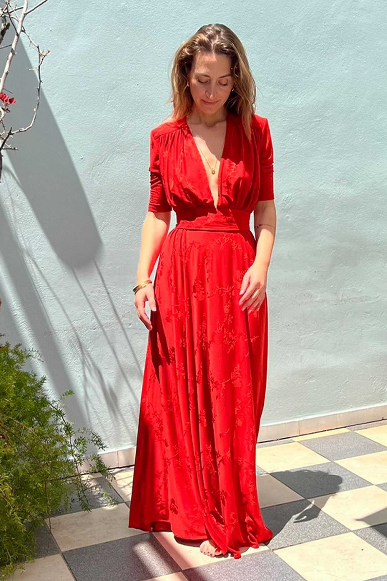 ILECTRA DRESS IN RED |
