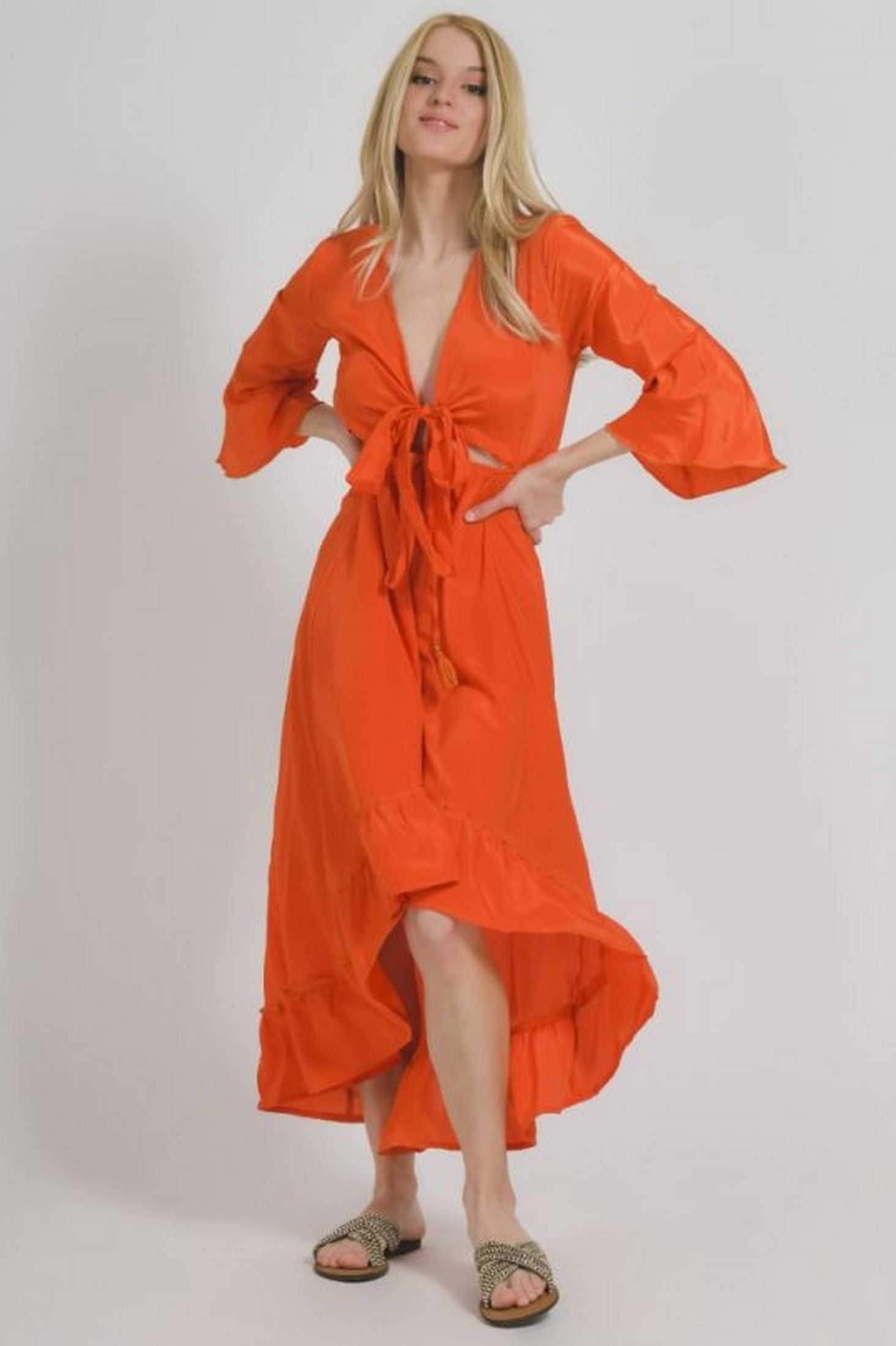 Orange dress