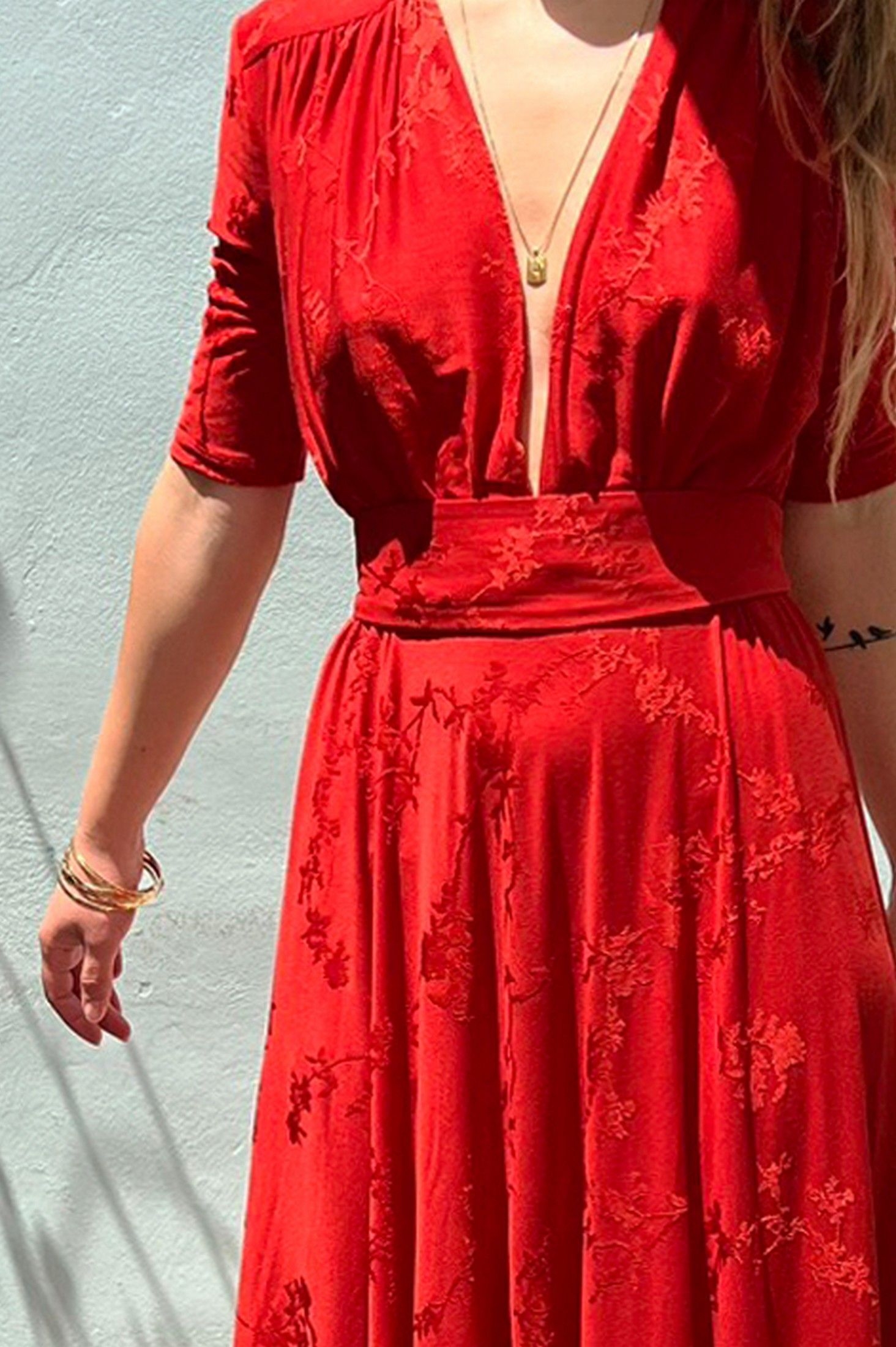ILECTRA DRESS IN RED | ' - ' ΦΟΡΕΜΑΤΑ