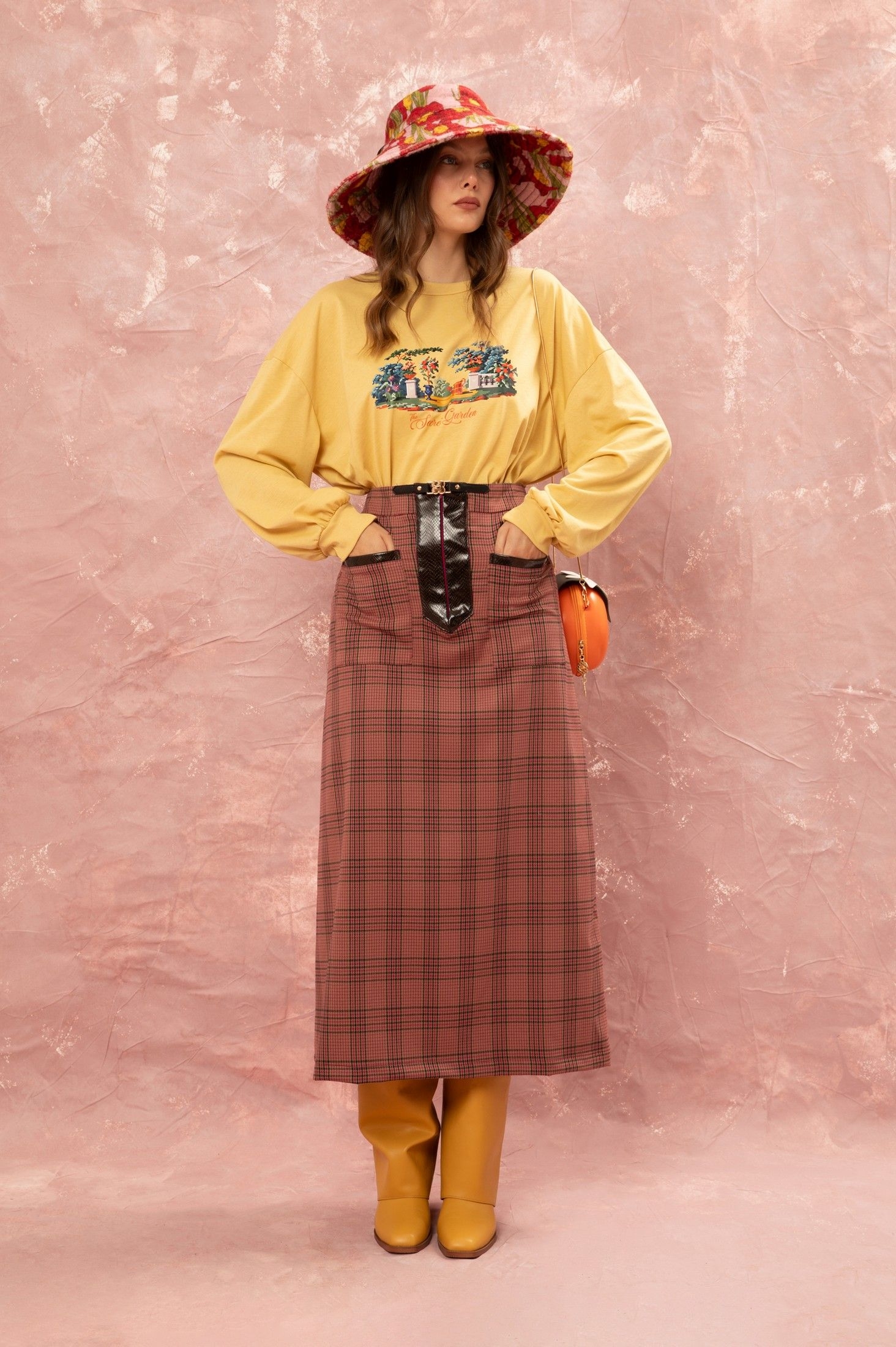 LONG SLEEVE T-SHIRT - YELLOW ' - ' ΤΟΠ