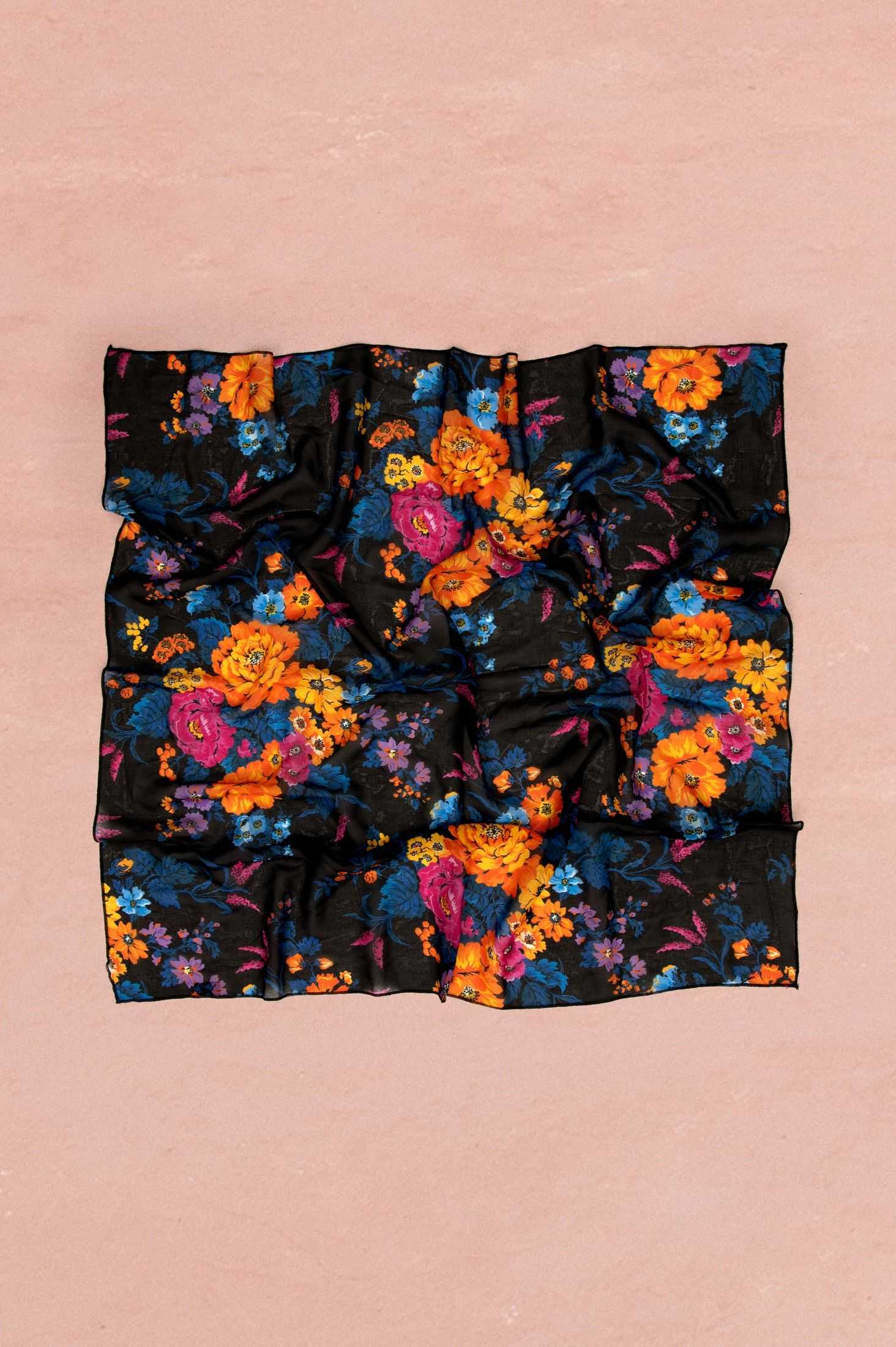 CHIFFON SCARF - TAPETSARIA BLACK